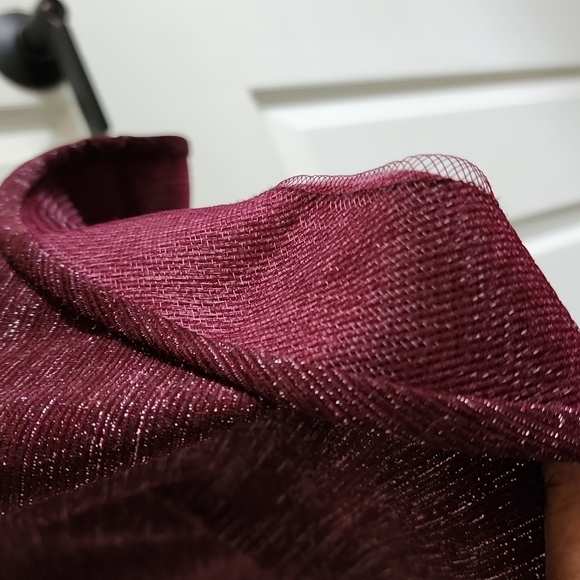 I.N. Burgundy special Occasion dress Sz Med Mini dress - Picture 10 of 10